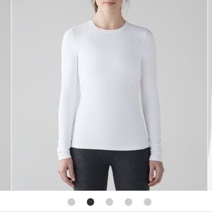 Lululemon 10 arise long sleeve white NWT